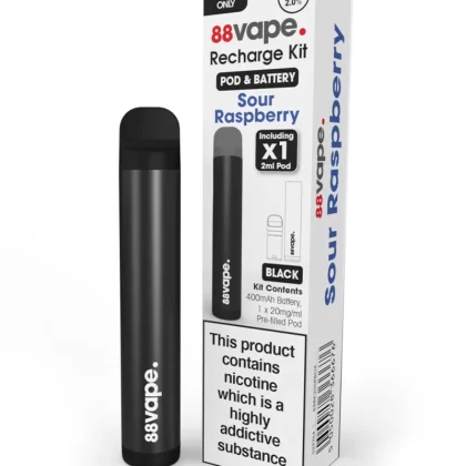 88Vape Recharge Pod Kit - Raspberry Lemon