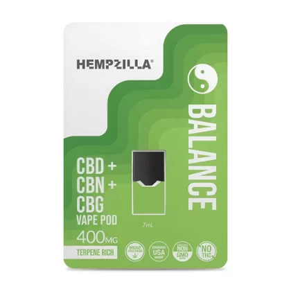 Balance CBD + CBN + CBG Juul Compatible Vape Pod 400mg - Purecbdvapors