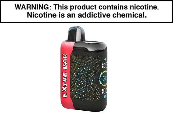 Extre Bar Turbo X 30K Puffs Disposable Vape – 18mL - Blue Ranch Burst, Blue Razz Ice (27C5EF)