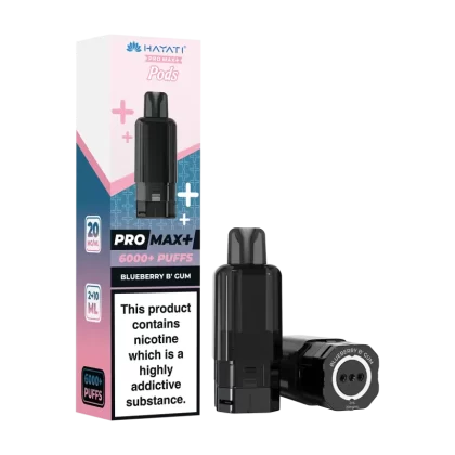 Blueberry B'Gum Hayati Pro Max+ Refill Pack - 20mg - Vape Product (522B0A)