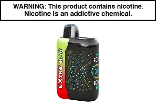 Extre Bar Turbo X 30K Puffs Disposable Vape – 18mL - Blue Ranch Burst, Blue Razz Ice (27C5EF) - Image 3