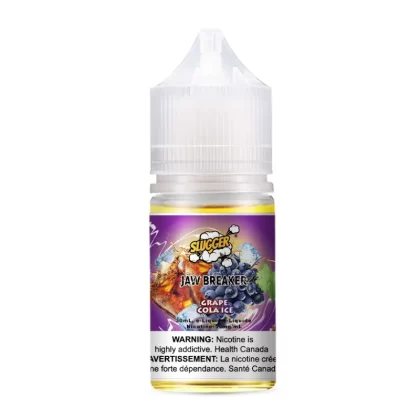 SLUGGER Jaw Breaker Salt – Grape Cola Ice 30ml (20, 35, 50mg) - Vapebar Pk