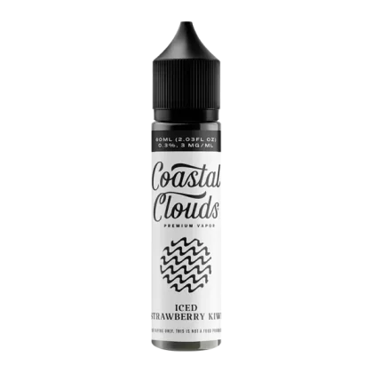 Strawberry Kiwi Iced Coastal Clouds E-Juice - Site#VAP~Nicotine#3mg>6mg~Size#Single