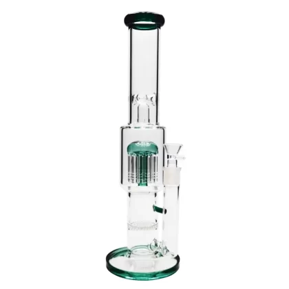 Ovation Perc Bong – 16in - Color#Amber>Teal