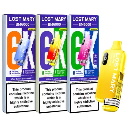 Lost Mary BM6000 Prefilled Vape KIT 0mg - Blackcurrant Apple
