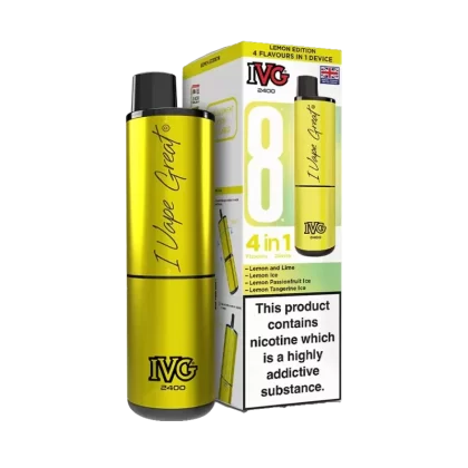 IVG 2400 4-in-1 Lemon Edition Vape Kit
