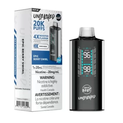Flavour Beast Unleashed DCP 20K Disposable Vape – Epic Berry Swirl