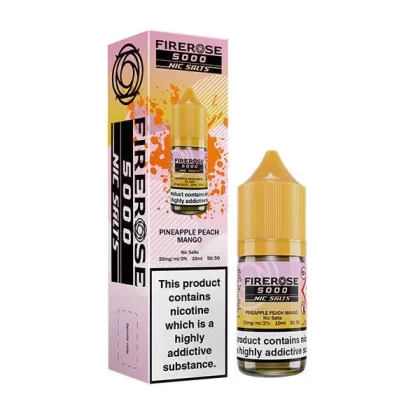 Firerose 5000 Pineapple Peach Mango Nic Salt by Elux