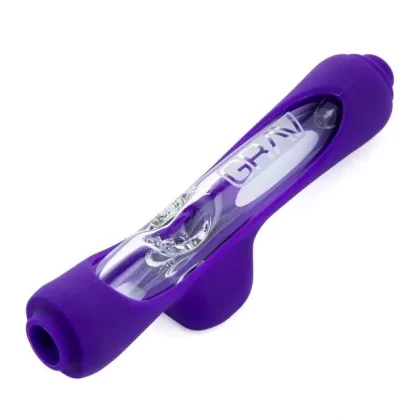 GRAV Mini Steamroller w/ Silicone Skin - Color#Black>Blue>Pink>Purple>Teal (275727)