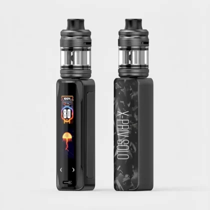 SMOK X-PRIV SOLO 80W Kit – Compact Power Sub-Ohm Kit - Black Shell, Pale Blue