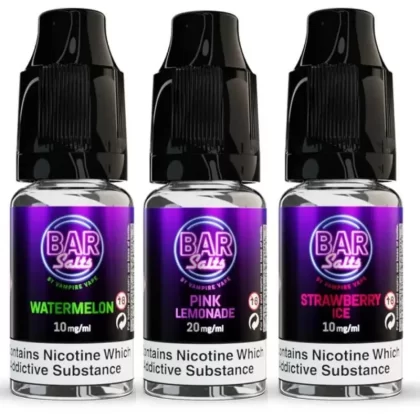 Bar Salts 10ml Nic Salt – Pack of 10