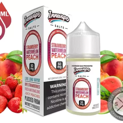Strawberry Watermelon Peach Innevape Salts 30ml - Vape Product, Vape Product