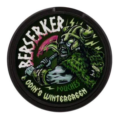 Odin’s Wintergreen BERSERKER Caffeine Pouches - Customer Group#VAP~Size#Single>5 Pack