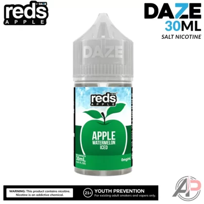 7 Daze Reds Apple Watermelon Iced Salt Nicotine 30mL