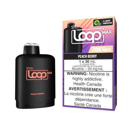 STLTH LOOP MAX Pod Pack - Peach Berry - 20 mg/mL (wholeseller) (SK) - Excise FED