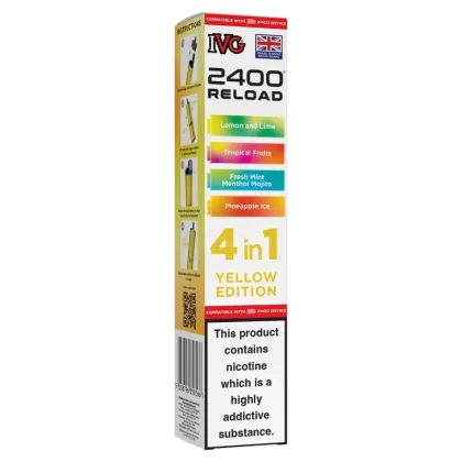 Yellow Edition IVG 2400 Refill Pods - Vapeshop Co