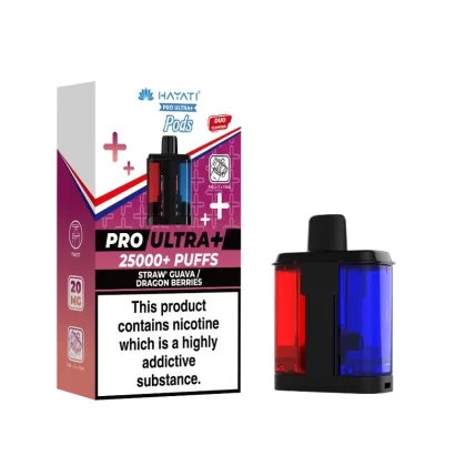 Hayati Pro Ultra Plus 25k Prefilled Pods Straw’ Guava/Dragon Berries - Ecigpremium