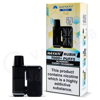 Blueberry Cherry Cranberry Hayati Rubik 7000 Refill Pack