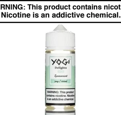 SPEARMINT ICE BY YOGI DELIGHTS E LIQUID 100ML - Vapejuice