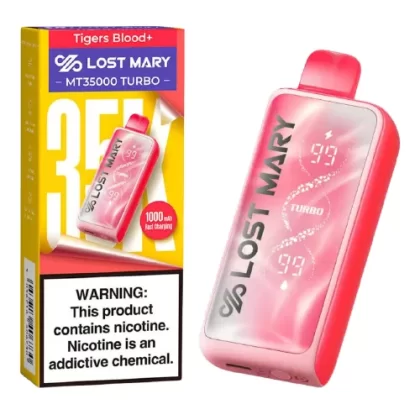 Tigers Blood Disposable Vape (35000 Puffs) by Lost Mary MT35000 Turbo
