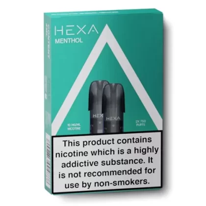 Menthol Pro/Mini Pods by Hexa - 18 mg/ml