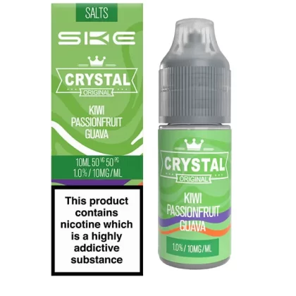 Kiwi Passion Fruit Guava SKE Crystal Nic Salt E-Liquids - 10mg