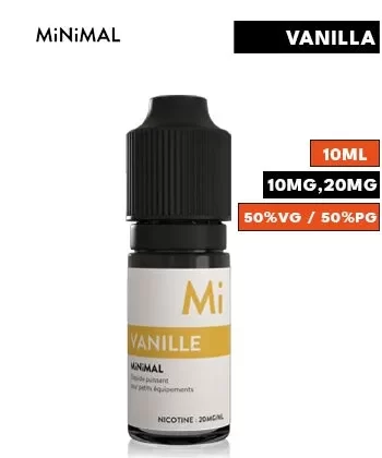 Vanilla Nic Salt eLiquid by Minimal