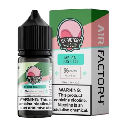Melon Lush Ice Air Factory Salt Nic Vape Juice