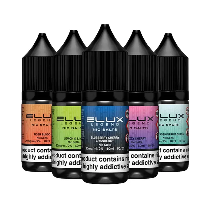 ELUX Legend Nic Salt E-Liquid - Pack of 10 - Blackberry Ice / 10mg