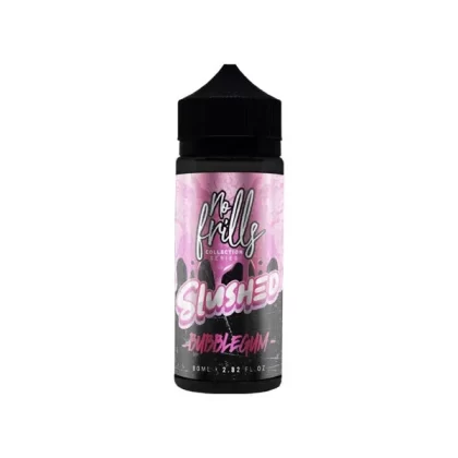 No Frills Slushed 80 ml Shortfill E-Liquid – 0 mg Nikotin (80VG/20PG) - Geschmack#Kaugummi>Grün>Gelb>Blau (C9C77A)