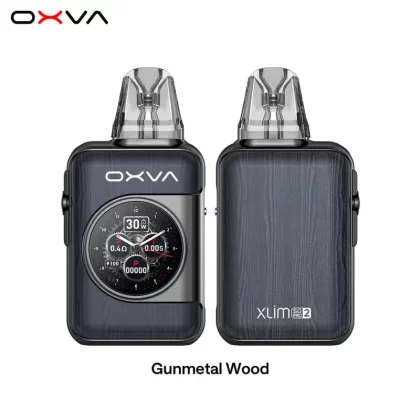 OXVA XLIM SQ Pro 2 Kit - Color#Gun Metal Wood>Dream Pink>Celadon Marble>Black Leather>Dream Purple>Brown Leather>Black Carbon>Blue Shadow>Frost Marble>Brown Wood (6A683B)