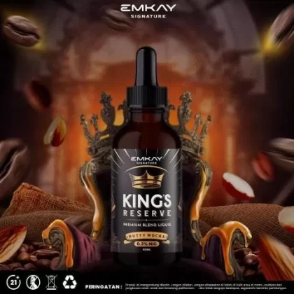 KING’S RESERVE NUTTY MOCHA 60 ML - 3 mg / 6 mg / 60 ml