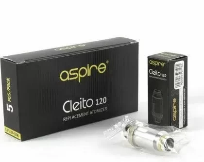 Aspire Cleito 120, Pack of 5, 0.16 ohm