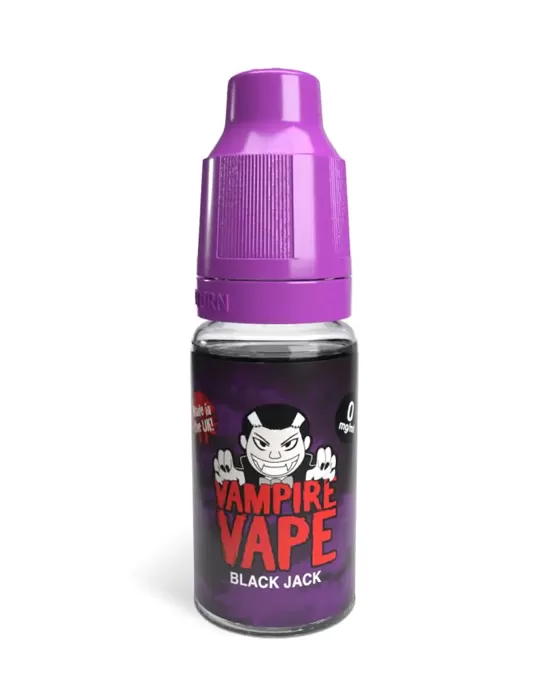 Black Jack E-Liquid - Vampire Vape - 18mg - PG 60% - Image 2