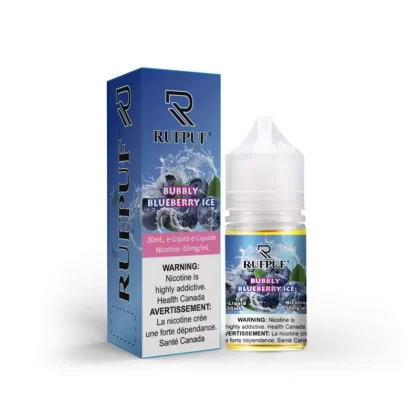 RufPuf Canadian Series Bubbly Blueberry Ice Nic Salt – 30ml - Vape Product, Vape Product
