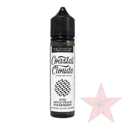 Coastal Clouds – Iced Apple Peach Strawberry – 60mL - Redstarvapor