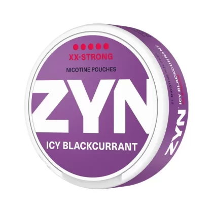ZYN Icy Blackcurrant Nicotine Pouches - Strength#XX Strong 12.5mg