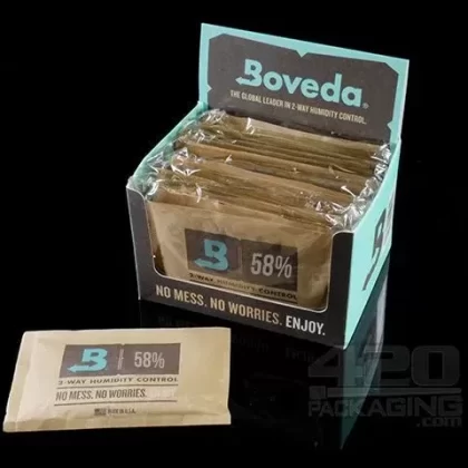 Boveda Humidity Packs 58% (67 gram) 12/Box - Vape Store