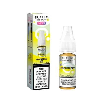 Elf Bar Elfliq Pineapple Ice 10ml Nic Salt E-liquid - Vape Product, Vape Product