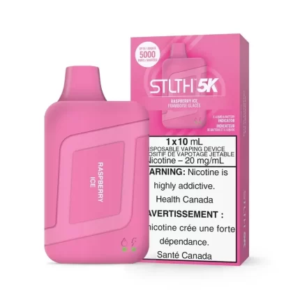 STLTH 5K Disposable Vape – Raspberry Ice