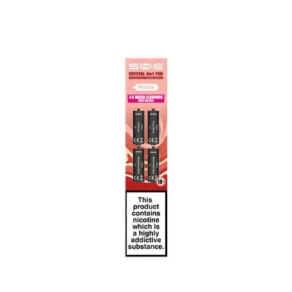 Rose Edition SKE Crystal 4-in-1 Prefilled Pods – 2400 Puffs, 20mg, 2ml