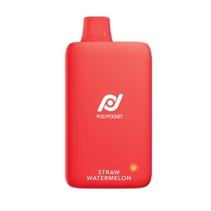Pod Pocket Disposables [7500 Puffs] – Straw Watermelon (CLEARANCE)