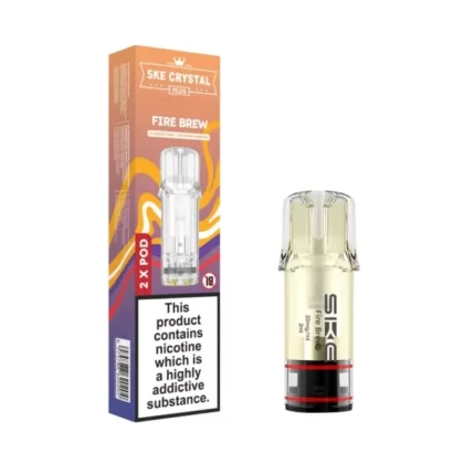 Fire Brew Prefilled Pods by SKE Crystal Plus (2 x 2ml) - 20mg