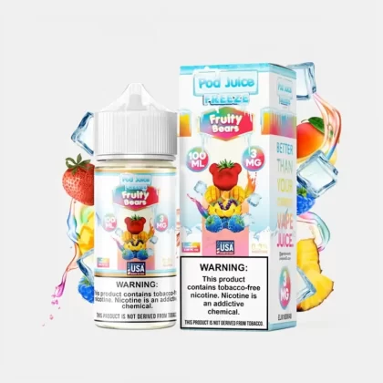 Fruity Bears FREEZE – Pod Juice – 100mL 70VG/30PG vape juice