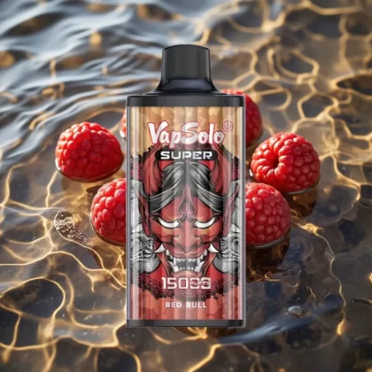 Vapsolo Super 15000 Puffs Disposable Vape – Red Bull Flavor, 40ml E-Liquid, 850mAh Battery, Type-C Charging - Bangvapeaustralia