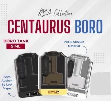 Lost Vape Centaurus Boro Tank - Gold Brown - Image 2