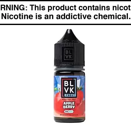 APPLE BERRY ICE BY BLVK FROST SALT 30ML - Vapejuice