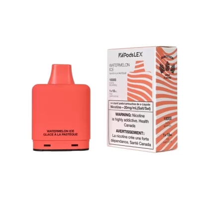 ZPODS LEX Pod System – 10K Puff Vape Pods – Watermelon Ice