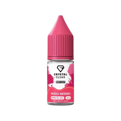 Crystal Clear Bar Salts Mixed Berries Nic Salt Vape Juice - 10mg