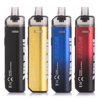 Wotofo SMRT Pod System Kit 80W 2000mAh - Black Red / PNP Coils